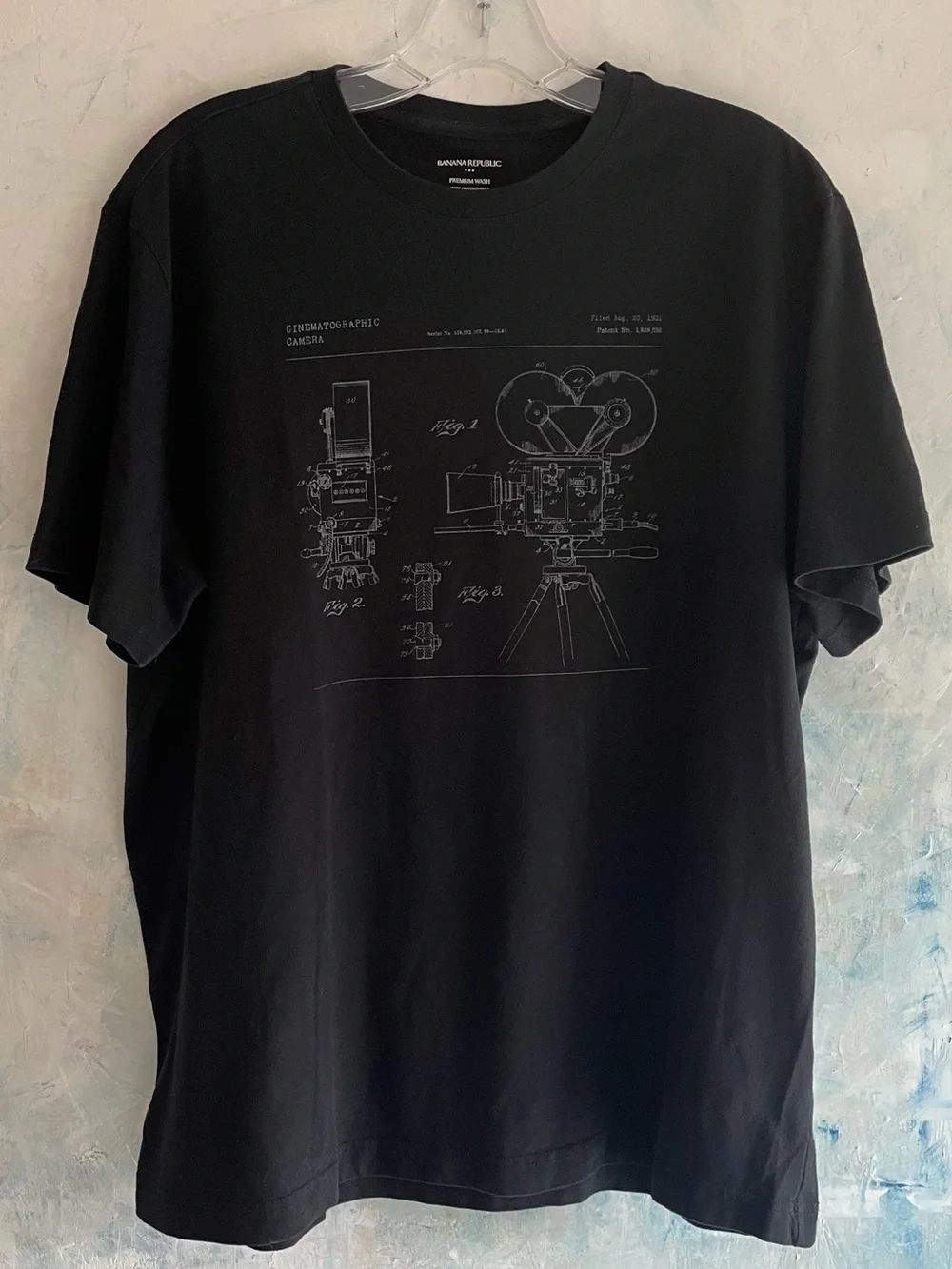 Banana Republic Graphic Tee Shirt Cinematography Black Large